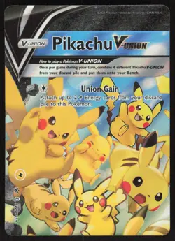 Pikachu V-Union SWSH139 Holo Promo Sword & Shield Promo Pokemon Near Mint - Image 1