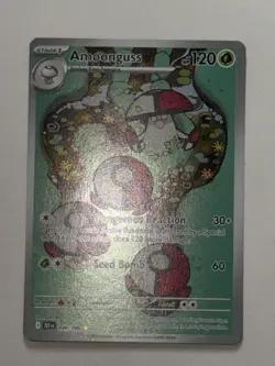 Pokemon TCG Amoonguss 096/086 SV: Black Bolt Illustration Rare Holo English NM- - Image 2