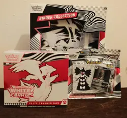 Pokemon TCG Card Scarlet & Violet 10.5 WHITE FLARE Elite Trainer Box BUNDLE!!!!! - Image 1