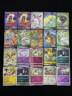 2025 Pokemon TCG S-Chinese Alakazam Sylveon Arbok SR Super Rare Holo Lot*20 BL25 - Image 2