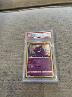 Pokemon Gengar TCG Holo Champion's Path Black Star Promo SWSH052 PSA 7 - Image 1
