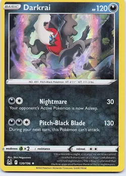 Darkrai - 120/196 Holo Rare 2022 Lost Origin Pokemon NM - Image 1