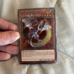 Eclipse Wyvern, Yugioh (misprint Letters) Super Rare - Image 1