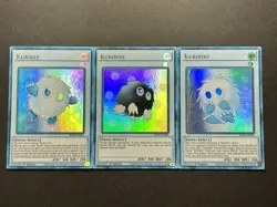 KURIBOH + KURIBEE + KURIBOO | FADED | Ultra Rares | LP | 1st Ed | YuGiOh! - Image 2