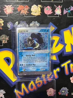 Lapras EX 99/109 Pokemon Card TCG Ruby and Sapphire Holo Ultra Rare Card - MP - Image 1