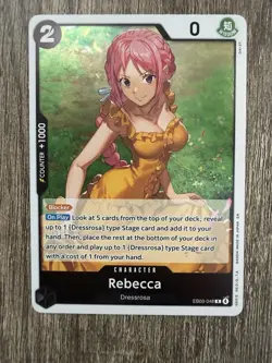 Rebecca EB03-048 - One Piece TCG: Heroines Edition - Rare Foil - English - Image 1