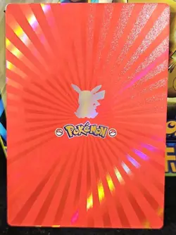 Pokemon Mengka Card Pikachu YR-2001 Holo Lightning Type - Image 2