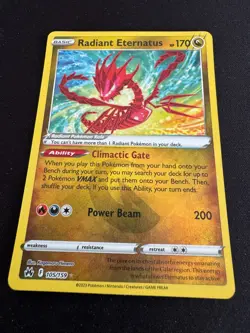 Radiant Eternatus Ultra Rare Holo - POKEMON CARD CROWN ZENITH - 105/159 NM - Image 1