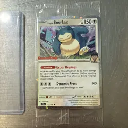 (Sealed) GAMESTOP Hop's Snorlax Stamped Promo Pokemon Card Exclusive NM - Image 1