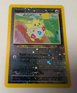 Pokemon TCG English Togepi 4/18 Southern Islands Reverse Holo Rare Trading Card - Image 1