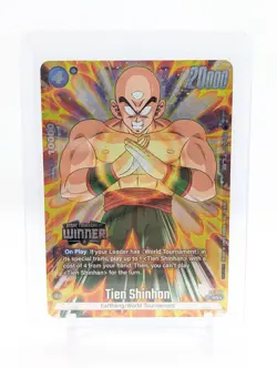 Dragon Ball SCG Tournament Winner Card Tien Shinhan FP-045 Alt Art P MINT 🔥🔥 - Image 1