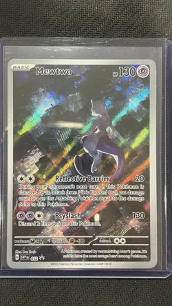 Pokemon TCG Mewtwo SVP 052 Scarlet Violet 151 Black Star Promo Card NM Condition - Image 1