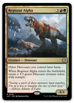 Regisaur Alpha #286 (NM) Lost Caverns of Ixalan LCC Magic MTG - Image 1
