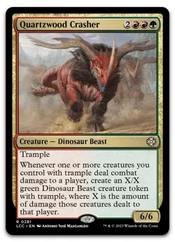 Quartzwood Crasher #281 (NM) Lost Caverns of Ixalan LCC Magic MTG - Image 1