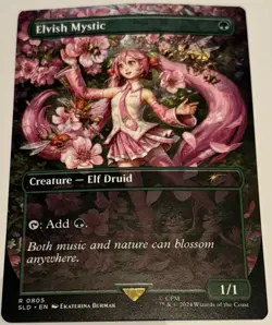 🔥 Elvish Mystic Hatsune Miku Secret Lair Drop Regular NONFOIL 🔥 - Image 1