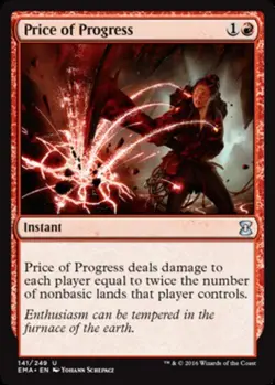 1x Price of Progress Moderate Play MTG Magic - Kid Icarus - - Image 1