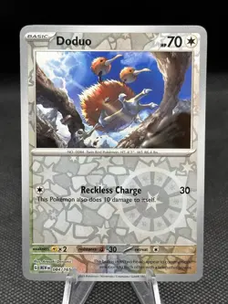 Doduo 084/165 Reverse Holo Common - Scarlet & Violet 151 Pokemon - Near Mint NM - Image 1