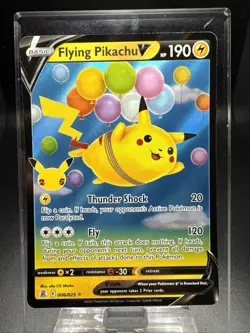 Pokemon TCG Flying Pikachu V Celebrations 006/025 Holo Ultra Rare - Image 1