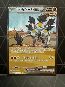 Pokemon: 1x Sandy Shocks ex - 250/182 - Special Illustration Rare - NM SV Parado - Image 1