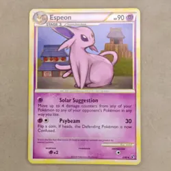 Pokemon TCG Espeon Undaunted 2/90 Regular Non Holo LP Lightly Played - Image 1