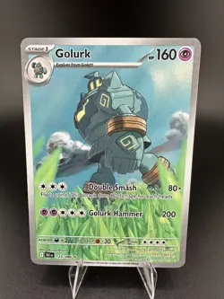 Pokemon Golurk 123/086 Sv: Black Bolt Holo Illustration Rare - Image 1