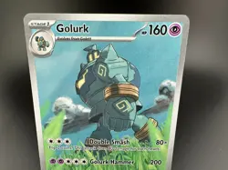 Pokemon Golurk 123/086 Sv: Black Bolt Holo Illustration Rare - Image 2