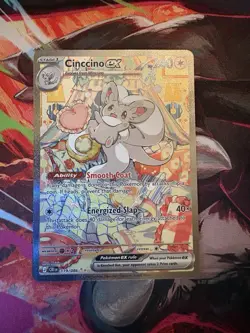 Cinccino ex Special Illustration Rare SIR 119/086 Pokemon TCG Chaos Rising NM - Image 1