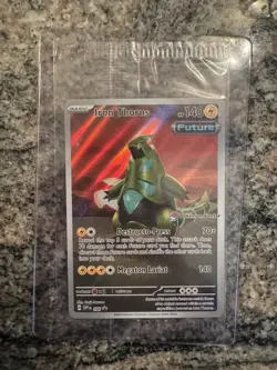 Pokemon Card - Iron Thorns SVP098 Black Star Promo 098 Pokemon Center Exclusive - Image 1