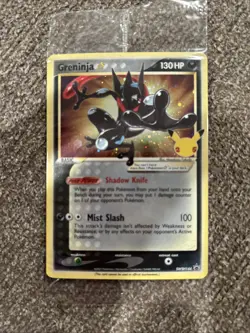 Sealed Pokemon Card - Greninja Gold Star SWSH144 Black Star Promo Celebrations - Image 1