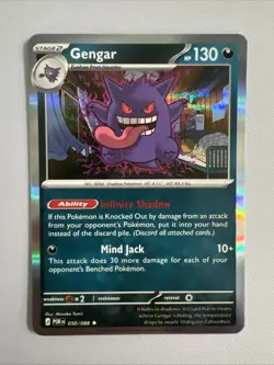 Gengar 50/88 Reverse Holo Rare Pokemon Perfect Order Holo NM PR - Image 1