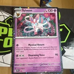Sylveon SVP 172 Cosmos SWIRL 🌀 Black Star Promo - Image 1