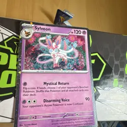 Sylveon SVP 172 Cosmos SWIRL 🌀 Black Star Promo - Image 2