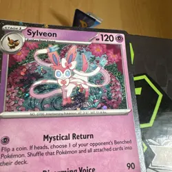 Sylveon SVP 172 Cosmos SWIRL 🌀 Black Star Promo - Image 3