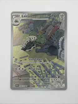 Pokemon TCG Lairon Twilight Masquerade Illustration - Image 1