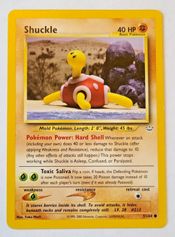 Pokemon TCG: Shuckle Neo Revelation #51/64 LP - Image 1