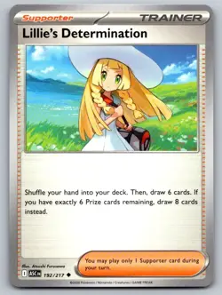 Lillie's Determination 192/217 Uncommon Ascended Heroes Pokemon Near Mint - Image 1