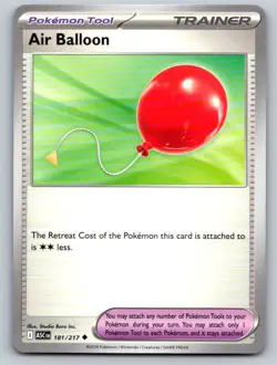Air Balloon 181/217 Uncommon Ascended Heroes Pokemon Near Mint - Image 1