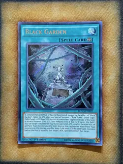 Yugioh Black Garden LC5D-EN101 Secret Rare 1st Ed NM - Image 1