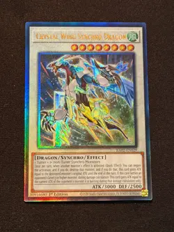 Yu-Gi-Oh! TCG Crystal Wing Synchro Dragon RA02-EN029 Ultimate Rare -NM/M-1st Ed. - Image 1