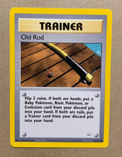 Old Rod 64/64 Neo Revelation - Common Pokemon Card - NM/Mint - Image 1