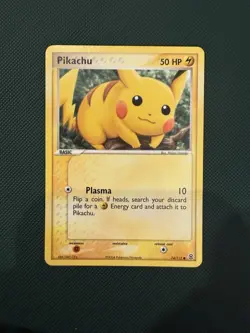 POKEMON TCG COMMON CARD PIKACHU 74/112 EX FIRERED & LEAFGREEN - Image 1