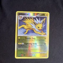 Pokemon Card - Jolteon Majestic Dawn 23/100 Rare Reverse Holo Heavily Played - Image 1