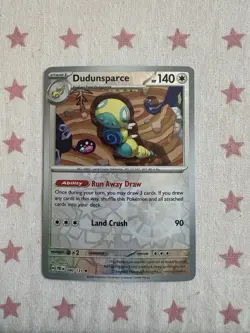 Dudunsparce 080/131 Prismatic Evolutions Reverse Holo Rare Pokemon TCG Card - Image 1