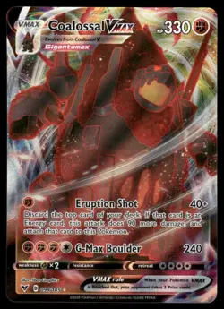 Pokemon Cards Coalossal VMAX 099/185 Vivid Voltage Holo VMAX Rare NM *3 - Image 1