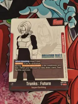 Dragon Ball Super Card Game Fusion World SB02-001 Trunks: Future Manga Leader - Image 2