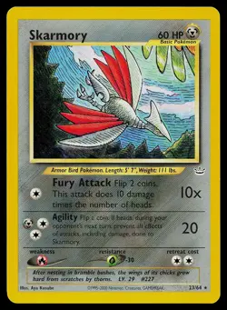 Pokemon Card - Skarmory Neo Revelation 23/64 Rare - Image 1