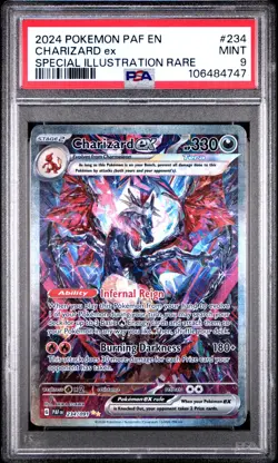 Charizard ex - 224/091 - SIR - Paldean Fates - Pokemon Card - PSA 9 - Image 1
