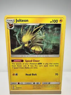 Jolteon 70/236 Uncommon Cosmic Eclipse Pokemon Lightly Played - Image 1