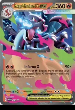 2026 POKEMON MEP EN-ME BLACK STAR PROMO #029 MEGA CHARIZARD X EX PSA 10 - Image 1