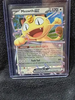 Meowth ex Perfect Order POR 062/088 Pokemon Double Rare NM - Image 3